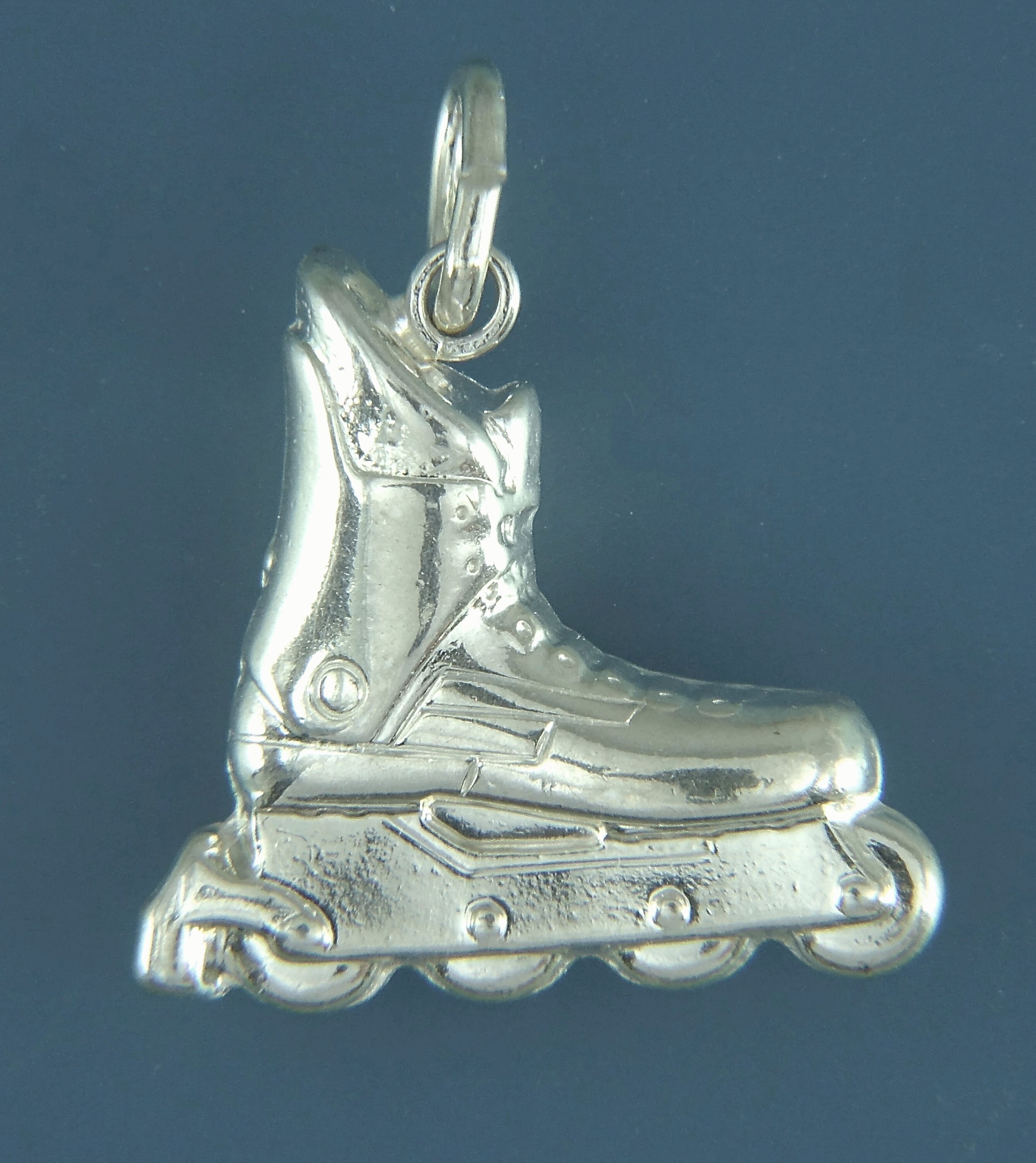Pendant Inline Skater Shoe Sterling Silver 925 Etsy