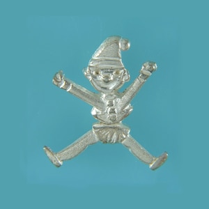 Pendant, silver pendant, necklace pendant, clown, silver 925