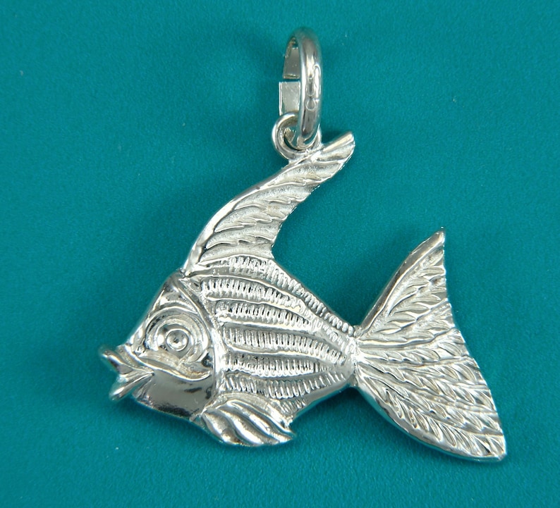 FISCH Anhänger Silber Bild 2