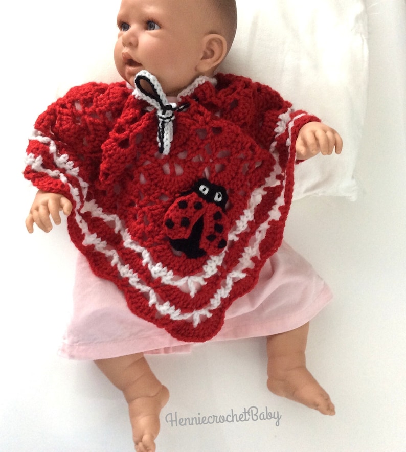 newborn gift baby clothes 0-6 months baby gift poncho photo shoot baby shower gift girl crocheted girls poncho Baby poncho crocheted