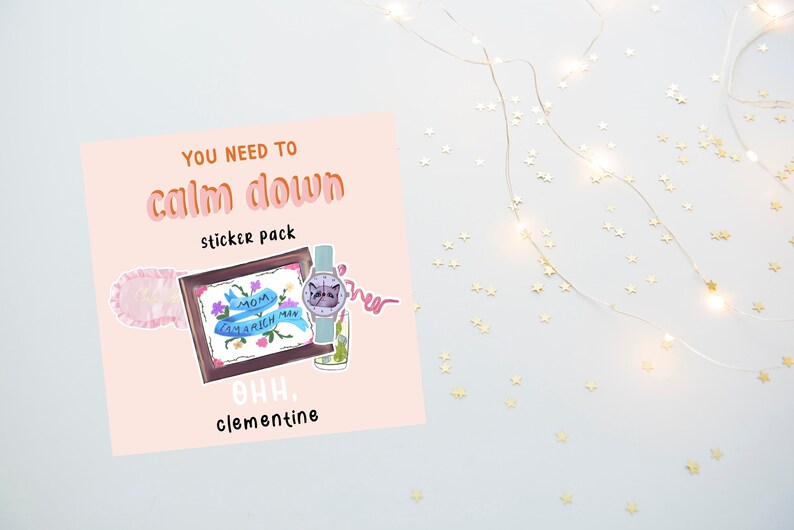Taylor Swift You Need To Calm Down Inspired Sticker Pack 20 Individual Stickers Taylor Swift You Need To Calm Down Inspired Sticker Pack 20 Individual Stickers