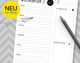 Wochenplan