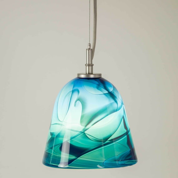 Handn Glass Pendant Lighting Oceanstone Shade - Are Pendant Light Shades Universal