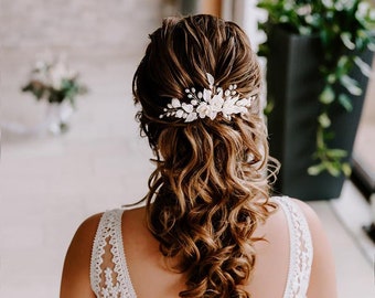PEONIE FINITURA DA SPOSA // copricapo da sposa gioielli floreali accessori per capelli fatti a mano Made in Germany