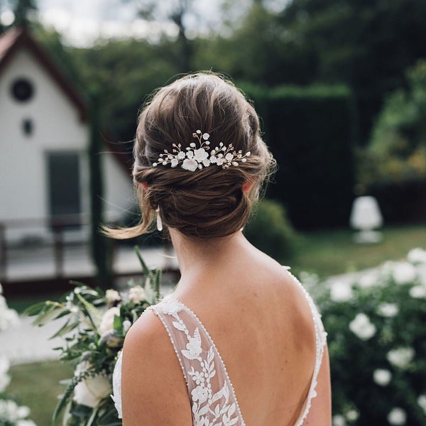 BRIDAL HAIRCOMB FLOWERS hair jewelry bridal hair accessories