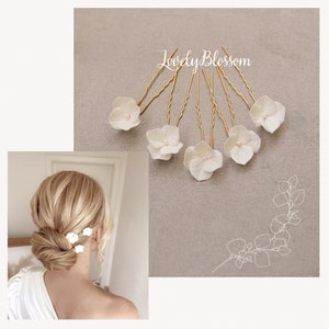 BRIDAL HEADPIECE HYDRANGEAS// Bridal hair accessories set hydrangeas Made in Germany