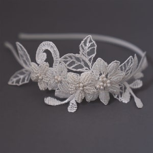 BRIDE HEADBAND lace hair accessories