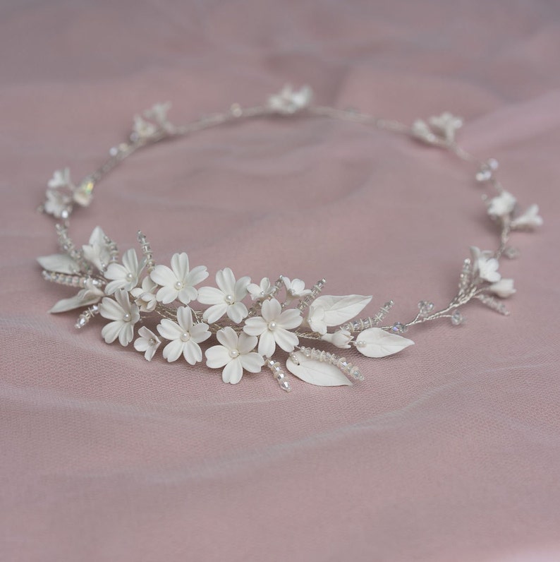 Bride Flower Wreath Hairband Headband Hair Jewelry Boho Wedding Bride Flower Wreath Hairband Headband Hair Jewelry Boho Wedding