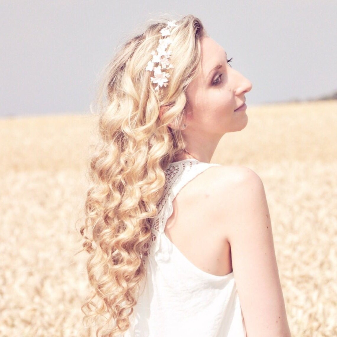 JASMIN BLUMEN BRAUTSCHMUCK Braut Haarschmuck Haarreif | Etsy