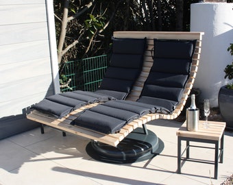 Forest sofa sky lounger Relax lounger - with round, lacquered foot