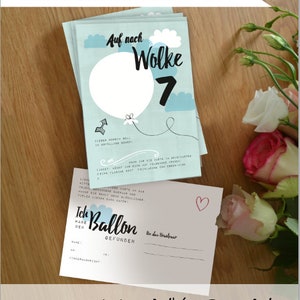 Cartes postales pour Ballon Aktion - allemand
