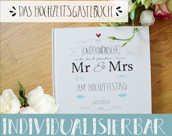 Gästebuch Hochzeit - individualisierbar