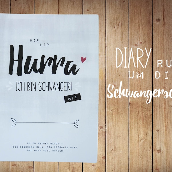 Schwangerschaftsdiary A5 deutsch