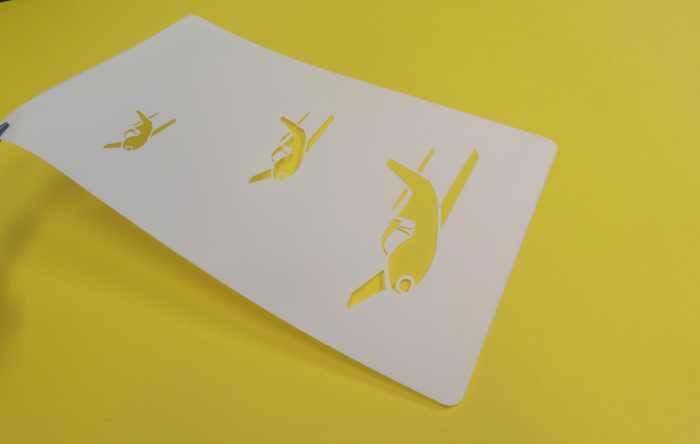 Flugzeug Schablone A4 Motiv Breite 6 9 15 cm | Etsy