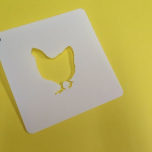 Chicken Stencil 6Pack Reusable image 8