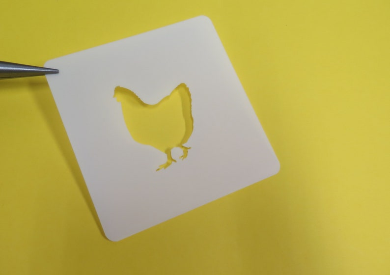 Chicken Stencil 6Pack Reusable image 8