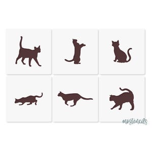 Cat Six Stencils Reusable