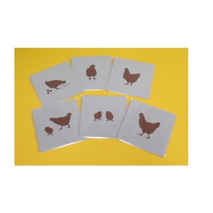 Chicken Stencil 6Pack Reusable image 9