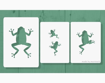 Frosch Schablone 3Pack wiederverwendbar