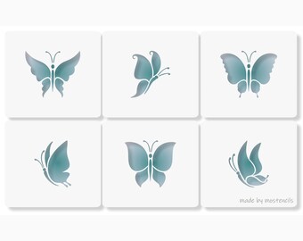 Butterfly Stencil 6Pack Reusable