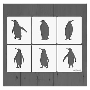 Penguin high 2Inch Six Stencils Reusable
