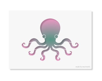 Octopus Baby Stencil Reusable