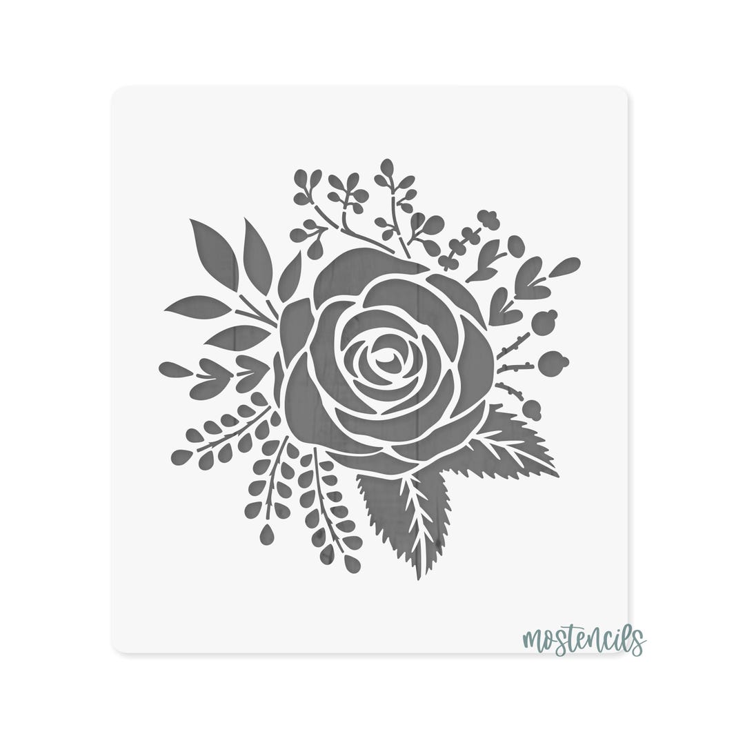 Bloom Dress - Stencil Floral