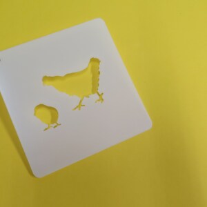 Chicken Stencil 6Pack Reusable image 4