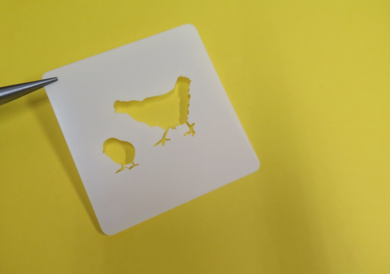 Chicken Stencil 6Pack Reusable image 4