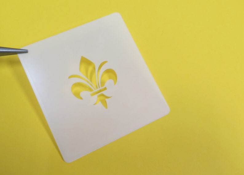 Fleur de Lys Stencil 6Pack Reusable image 8