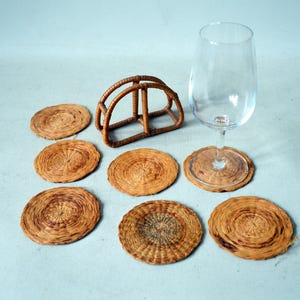 7 underlägg med stativ