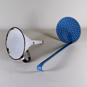 vintage enamel for kitchen decoration