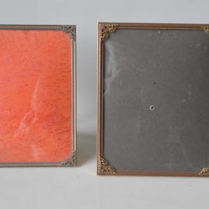 Große antike Messing-Rahmen für Fotos A