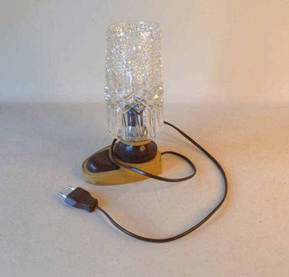 Tolle Mid-Century Nachttischlampen mit Glasschirm, D