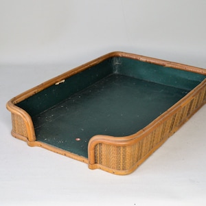bandeja de cartas de oficina vintage, caja de archivo 