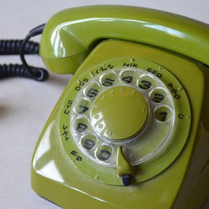Oude telefoon uit Denemarken, telefoons uit de jaren 70