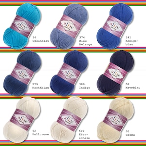 Alize Cotton Gold Wolle - 5x100g Baumwolle-Acryl Mix 330m