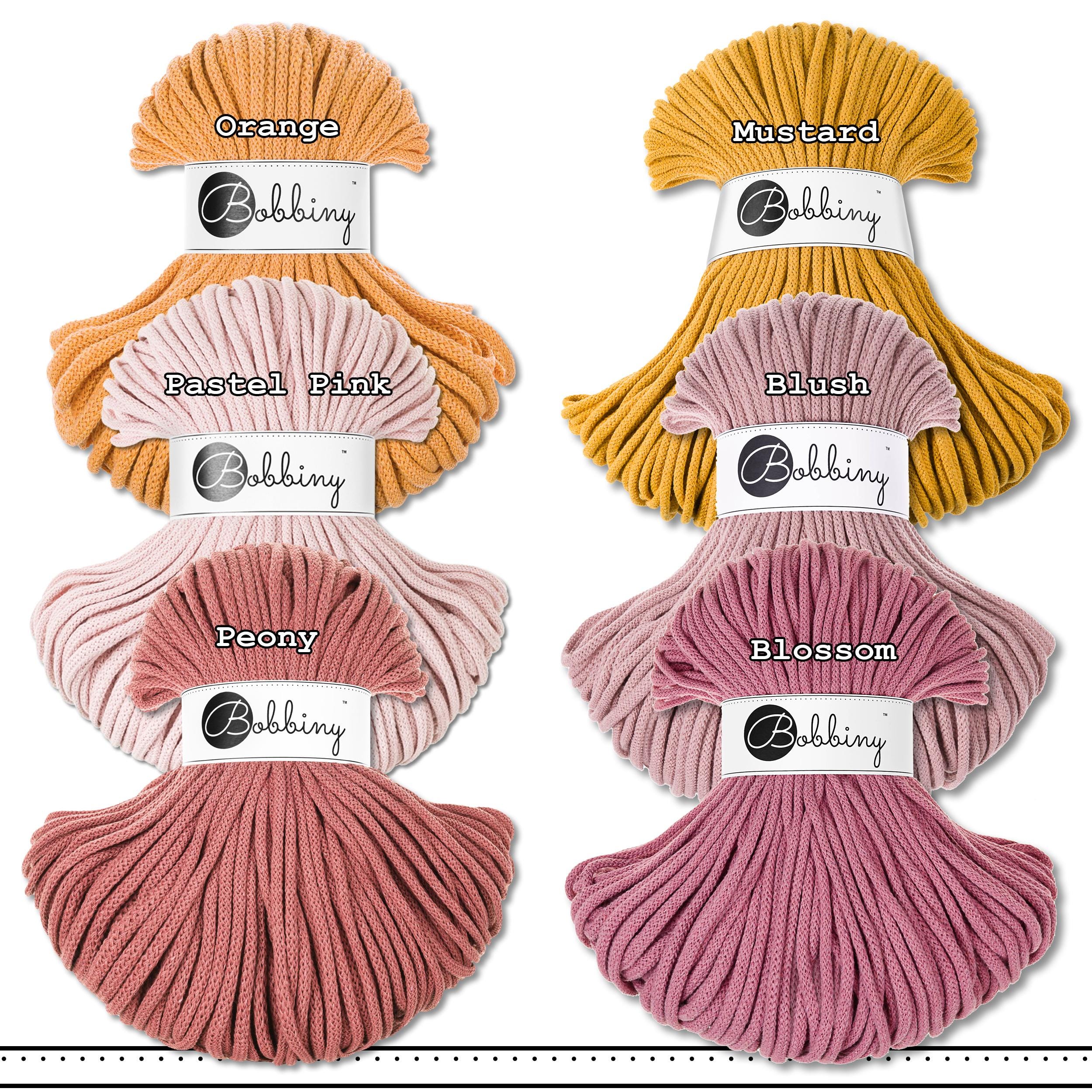 Bobbiny Premium 5 Mm Cordoncino Intrecciato In Macram Pearl 108yds 100 Cotone Riciclato~p113546557