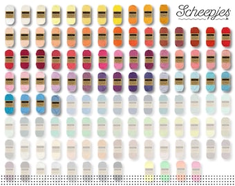 Scheepjes 50 g Catona 100% Hilo de Algodón Lana Tejer Ganchillo Amigurumi 60 Colores | Otros 53 colores en otra oferta.