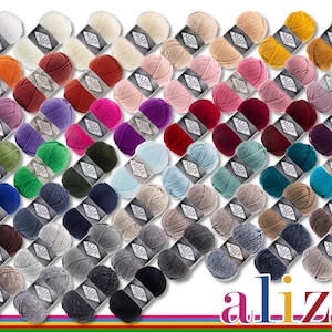 Alize 100g Superlana Maxi Thick Wool for Crocheting and Knitting Bulky Chunky 52 Colors
