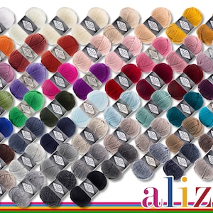 Alize 100 g Superlana Maxi dicke Wolle zum Häkeln und Stricken Bulky Chunky 52 Farben