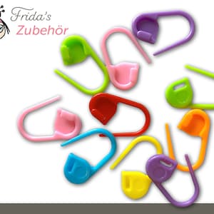 Frida&#39;s stitch markers 10 pieces colorful knitting handicraft accessories crochet DIY