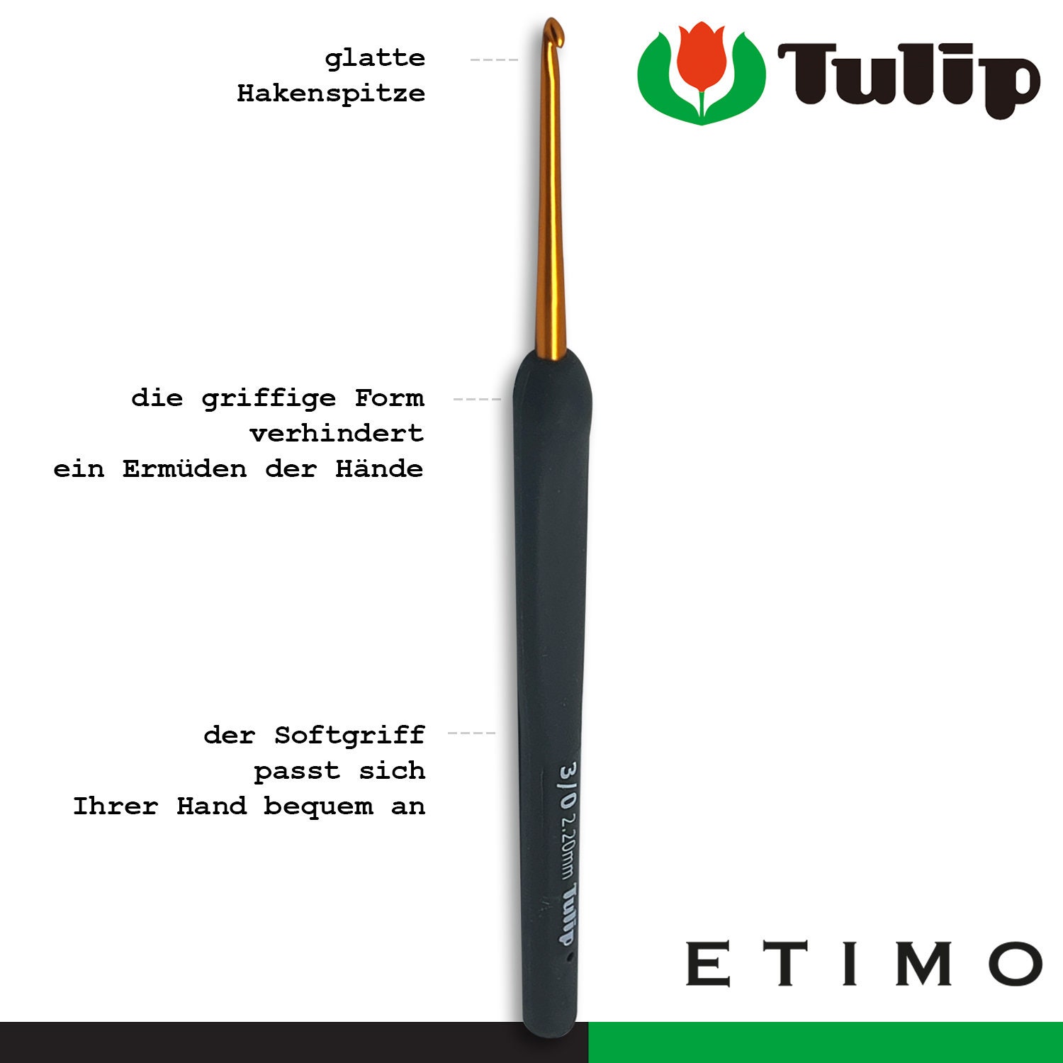 Set de crochets Etimo Premium Gold Tulip