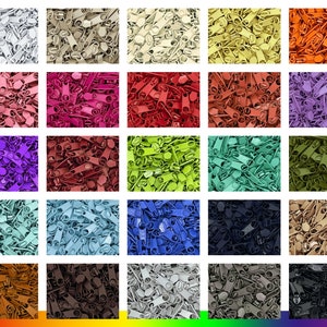 3 mm プラスチックレール付きエンドレスジッパー用ジッパー x 10 25 色スライダー