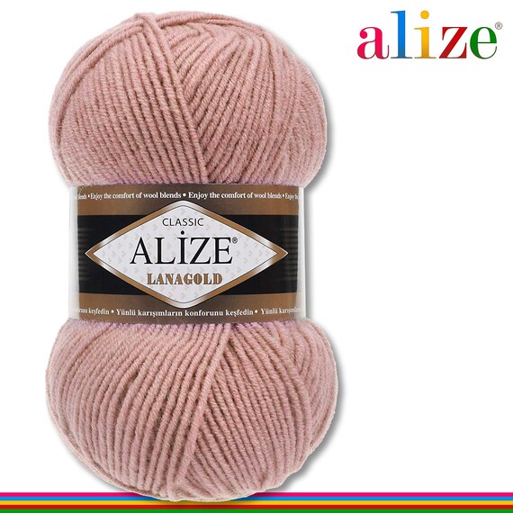 Handarbeit Alize 3 x 100 g Lanagold PREMIUM Wolle 49%Wolle-51%Acryl Rosa 98 Handarbeit Alize 3 x 100 g Lanagold PREMIUM Wolle 49%Wolle-51%Acryl Rosa 98