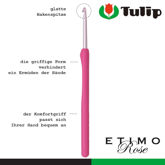 Tulip Etimo Rose Crochet Hook Size 10.5/6.5mm