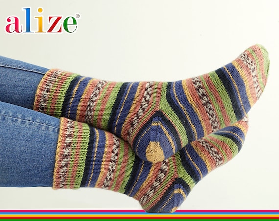 Livoni Sailor - Regular Socks 39-42, Calzini Unisex - Adulto, Multicolor, M