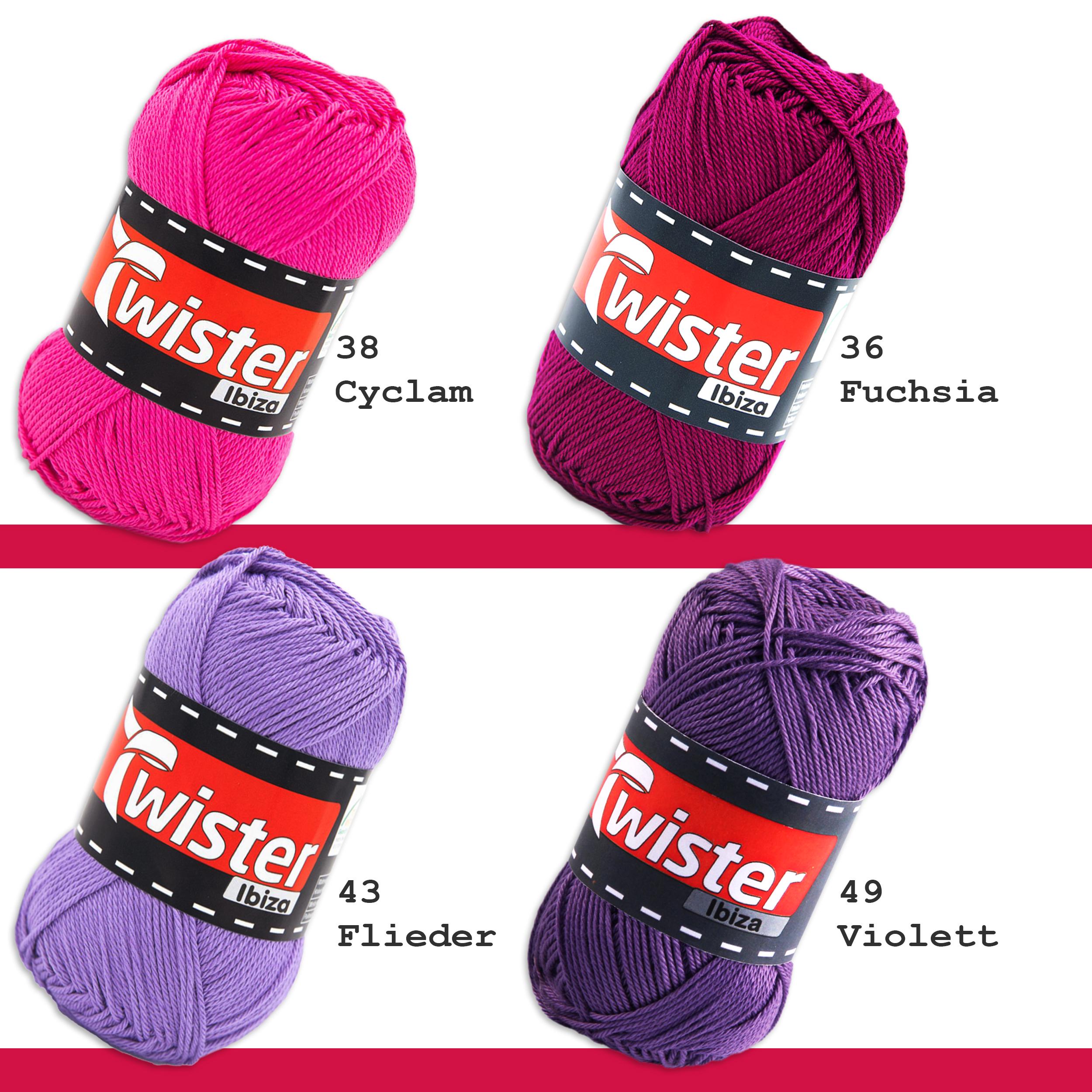 Twister Ibiza 100% Cotton Yarn – 50g / 250g, Knitting & Crochet, Amigurumi Soft
