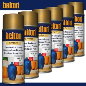 Kwasny Belton perfect 6 x 400 ml premium paint spray gold