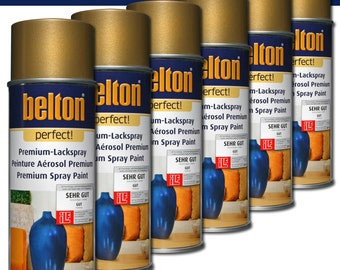 Kwasny Belton perfect 6 x 400 ml Premium Paint Spray Gold